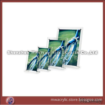 6"*4"/5"*7"/8"*10" Slant Acrylic Photograph Showing Frame